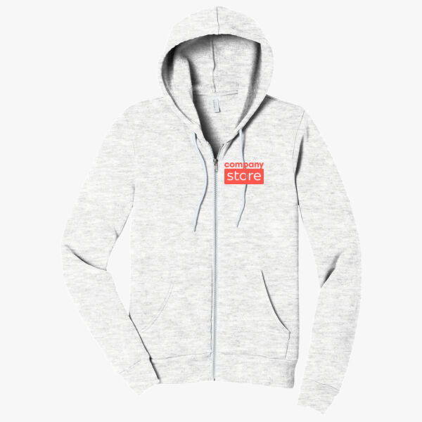 Bella & Canvas Unisex Sponge Fleece Full Zip Hoodie Thumbnail