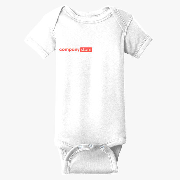 Rabbit Skins Infant Short Sleeve Baby Rib Bodysuit Thumbnail