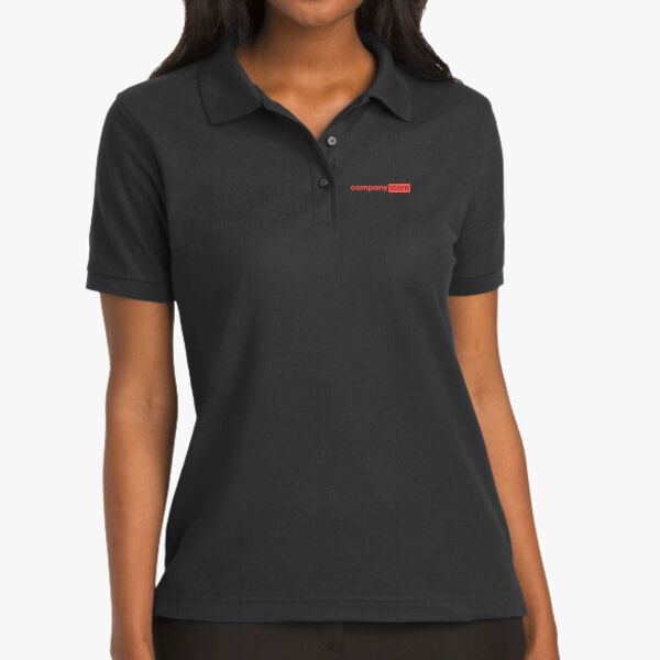 Port Authority Ladies Silk Touch Polo Thumbnail
